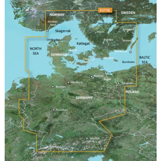 Kartområde 051R, Lista - Sognefjorden